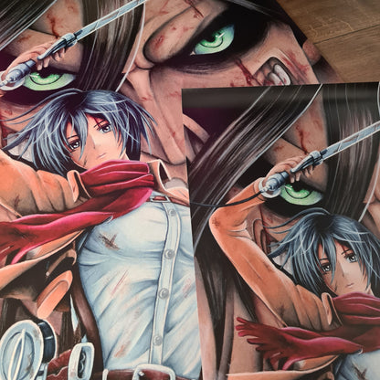 Mikasa Ackermann XXL PVC-Poster