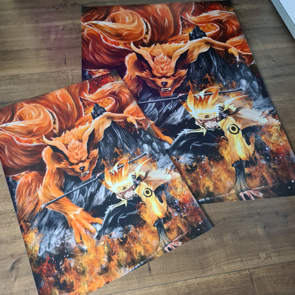 Naruto & Kurama XXL PVC-Poster