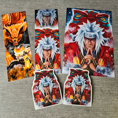 Jiraiya & Naruto Set