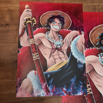 Monkey D Luffy XXL PVC-Poster