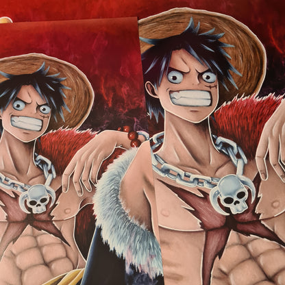 Monkey D Luffy XXL PVC-Poster