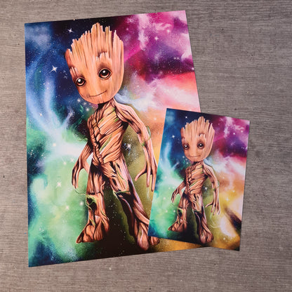 Tree Superhero Print