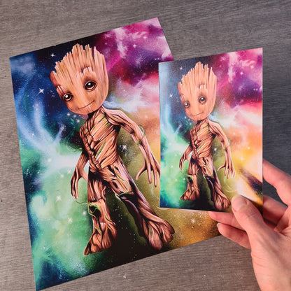 Tree Superhero Print