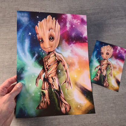 Tree Superhero Print