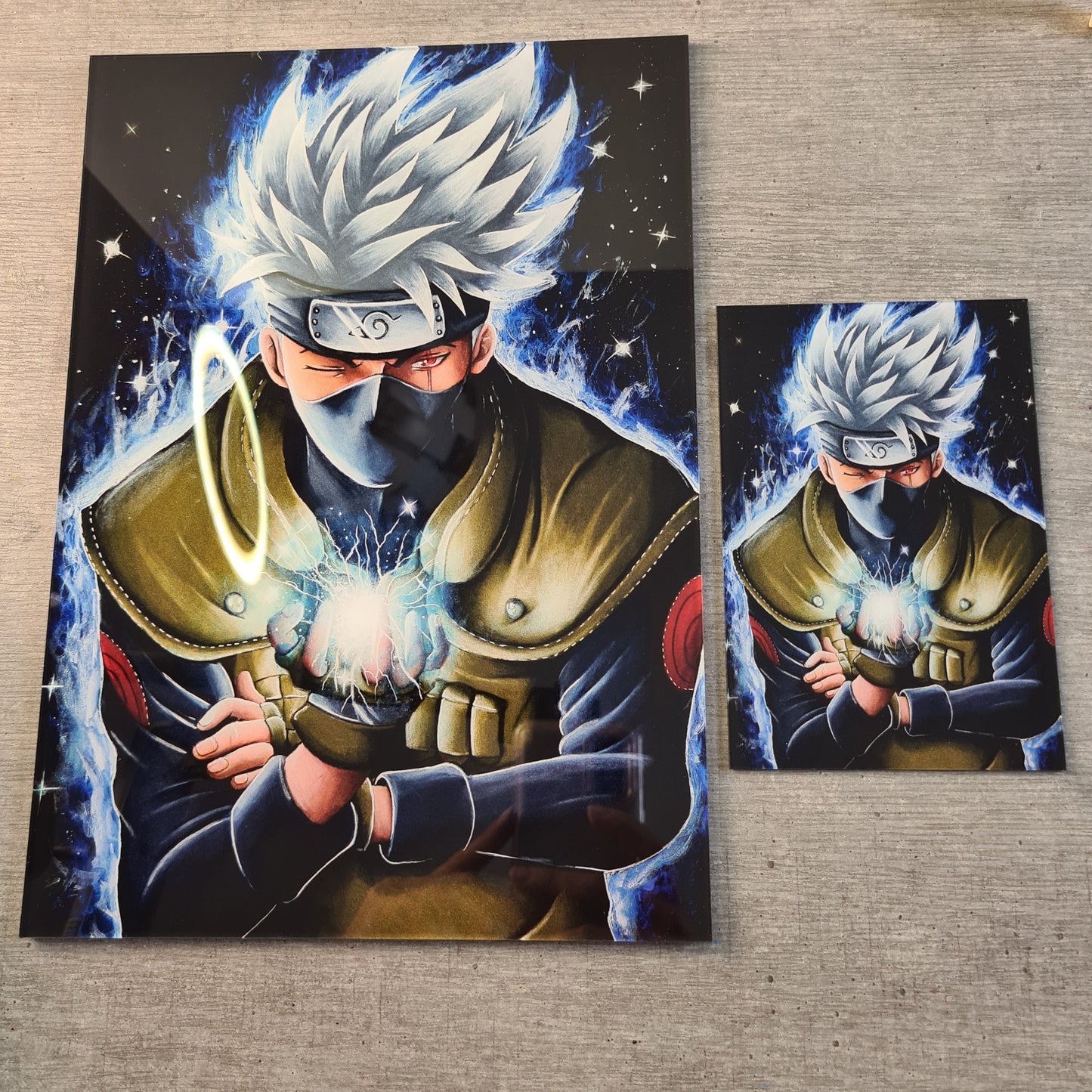 Kakashi acrylic glass print