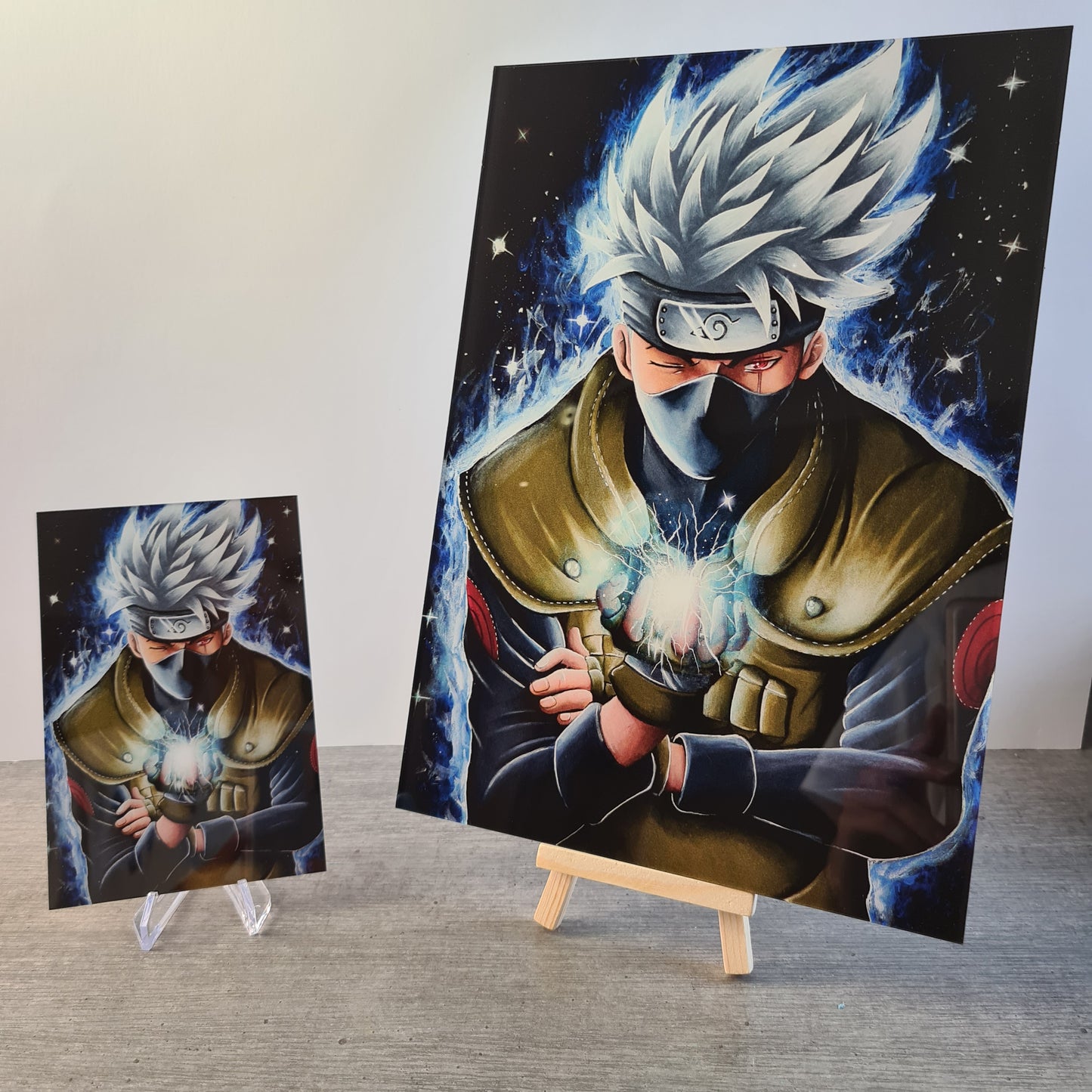 Kakashi acrylic glass print