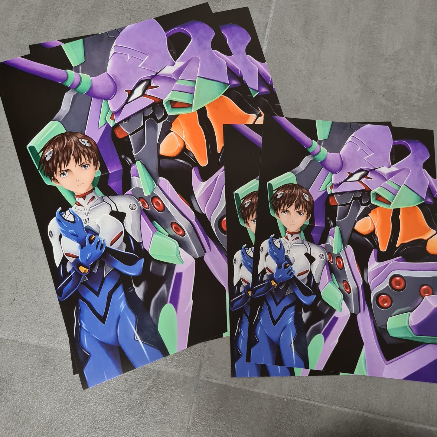 Shinji & EVA-01 POSTER