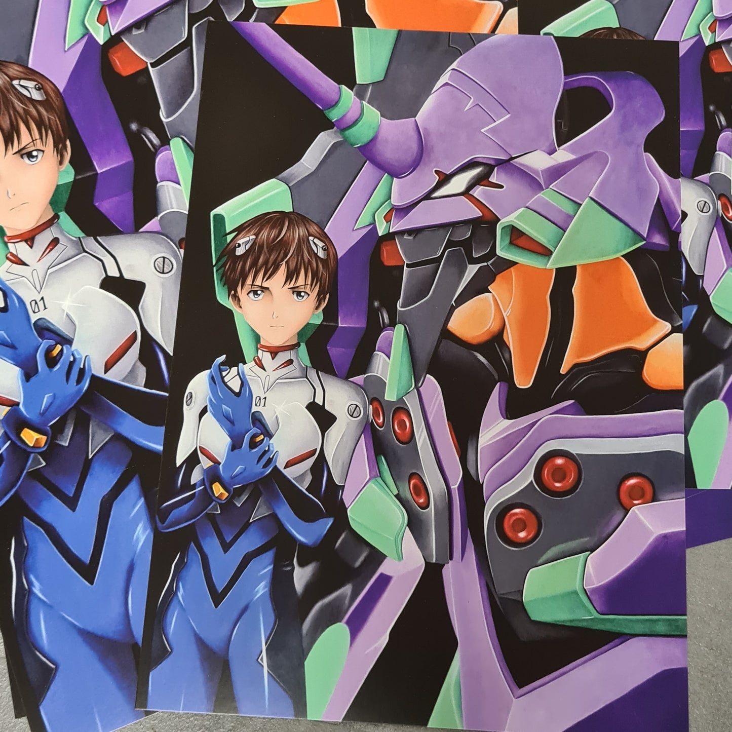 Shinji & EVA-01 POSTER