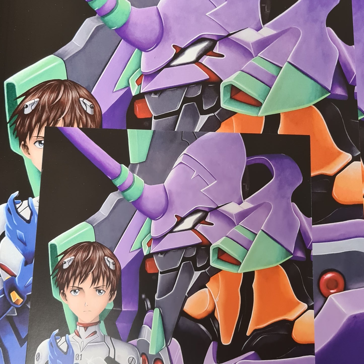 Shinji & EVA-01 POSTER