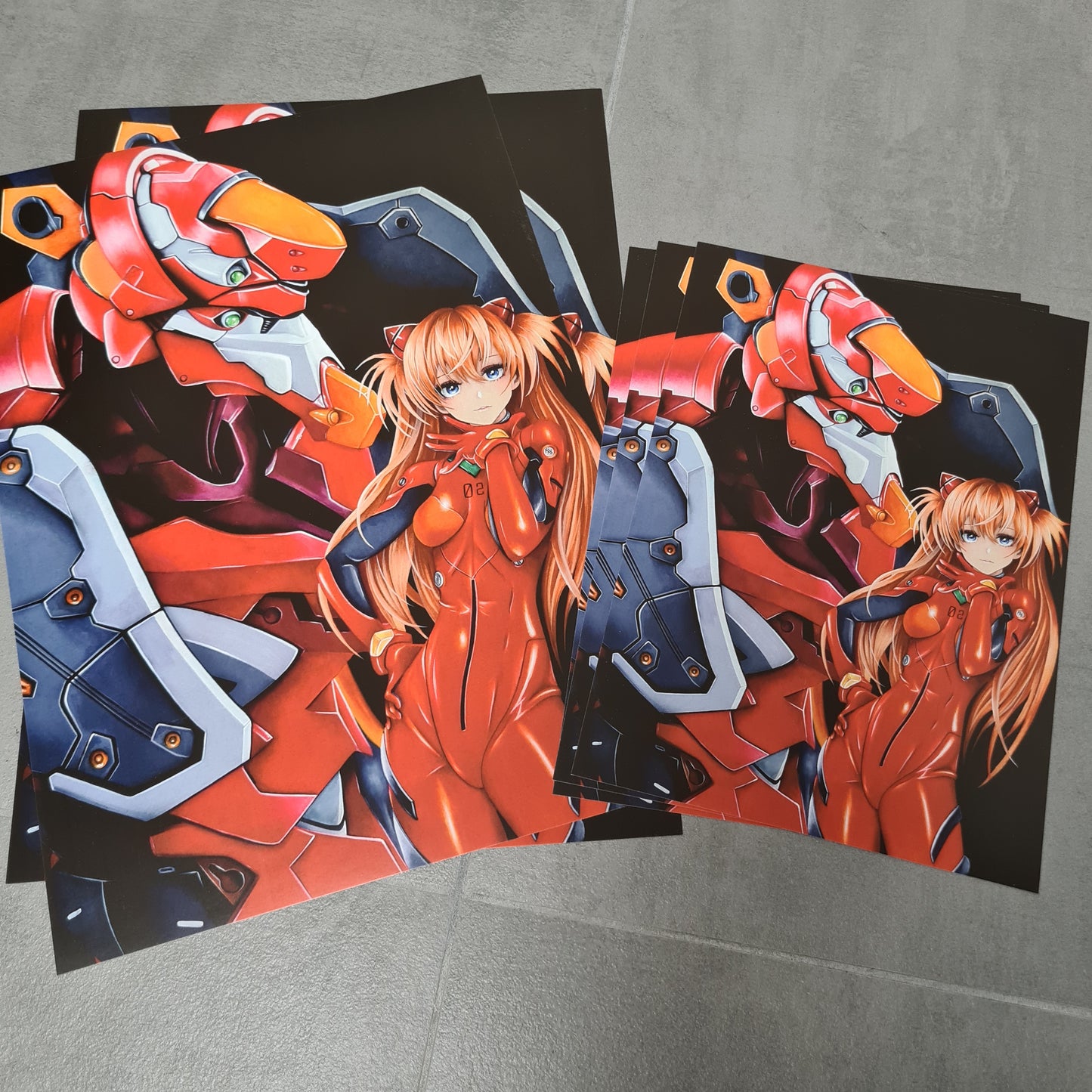 Asuka & EVA-02 Poster