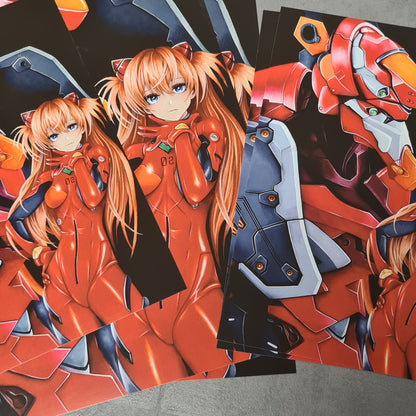 Asuka & EVA-02 Poster