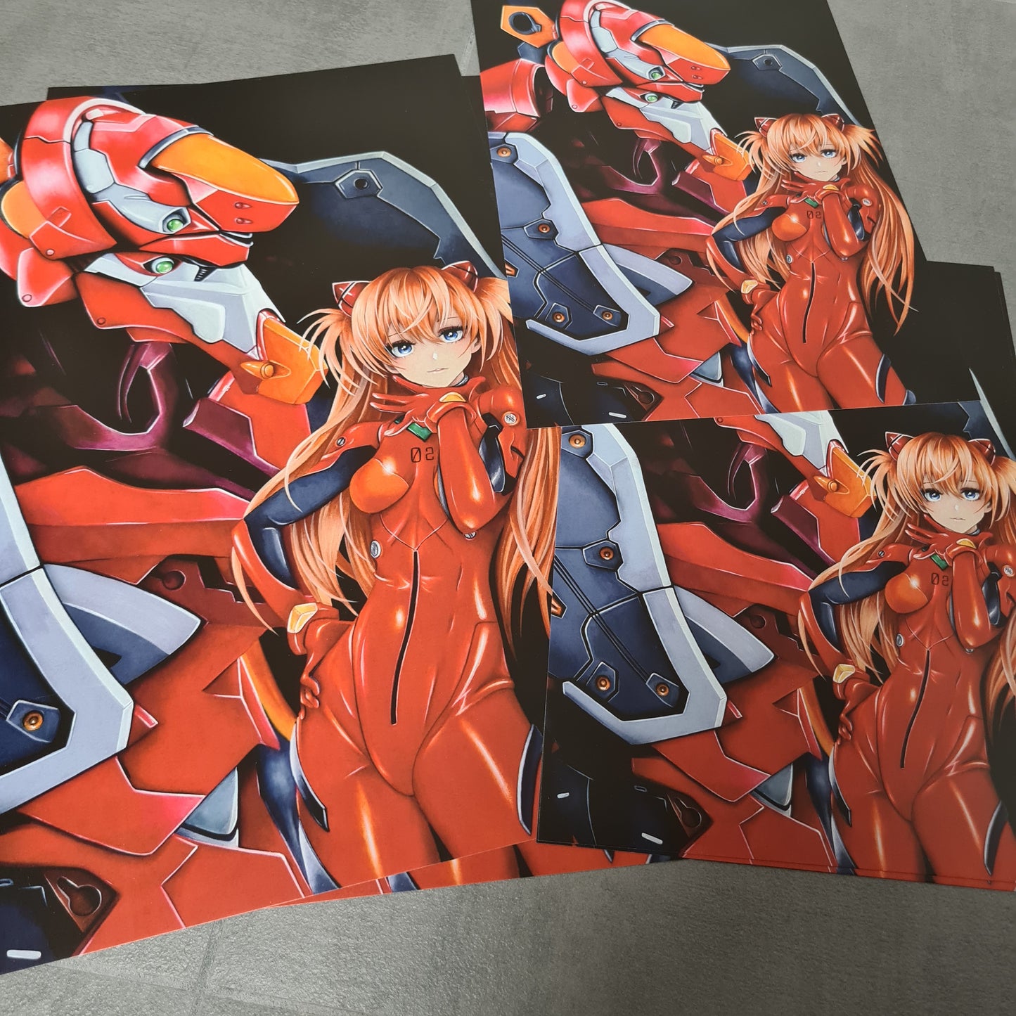 Asuka & EVA-02 Poster