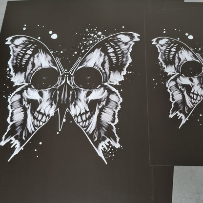 Skullbutterfly Print