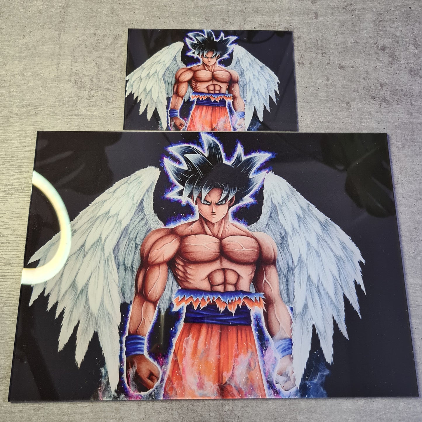 Geflügelter Goku Acrylglas