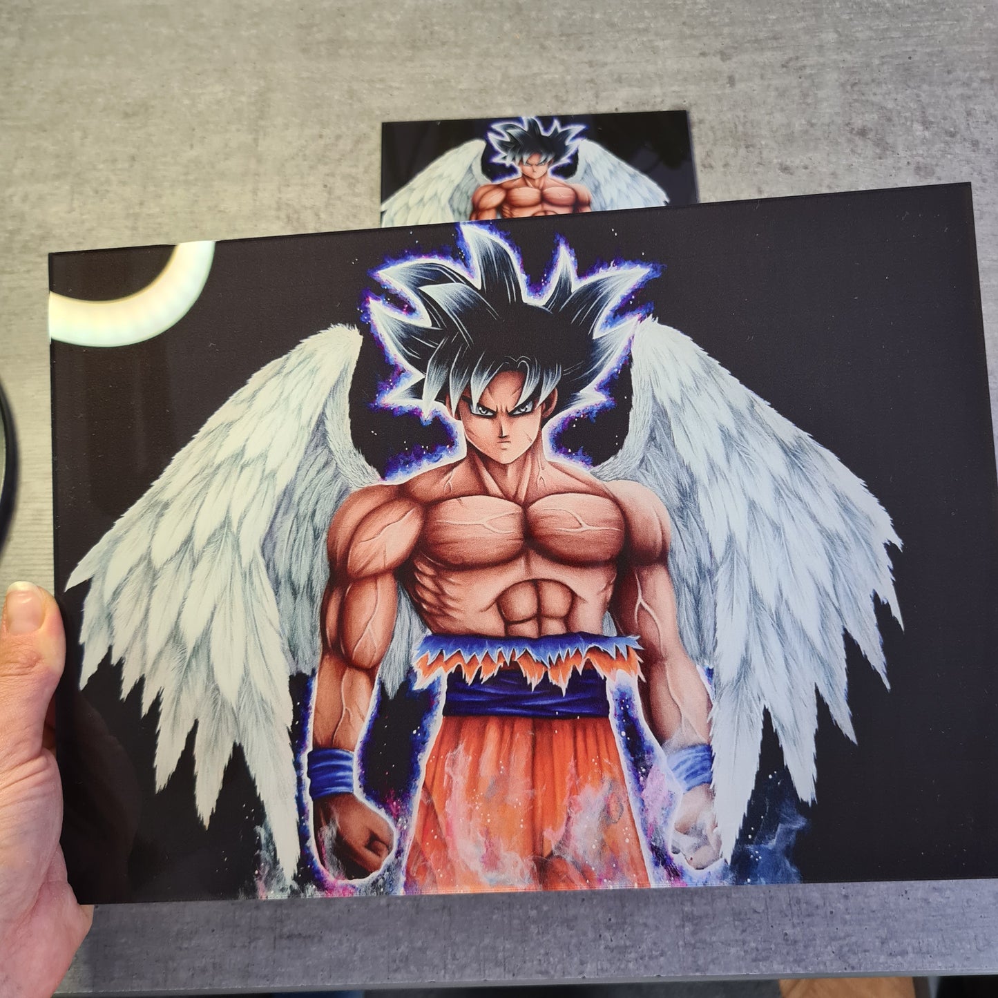 Geflügelter Goku Acrylglas