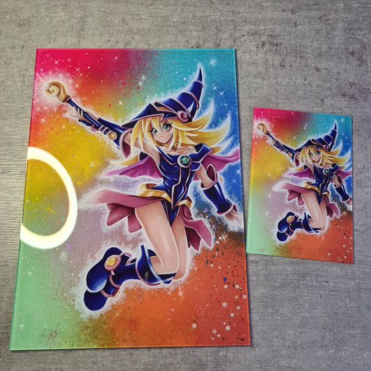 Dark Magician Girl acrylic glass print