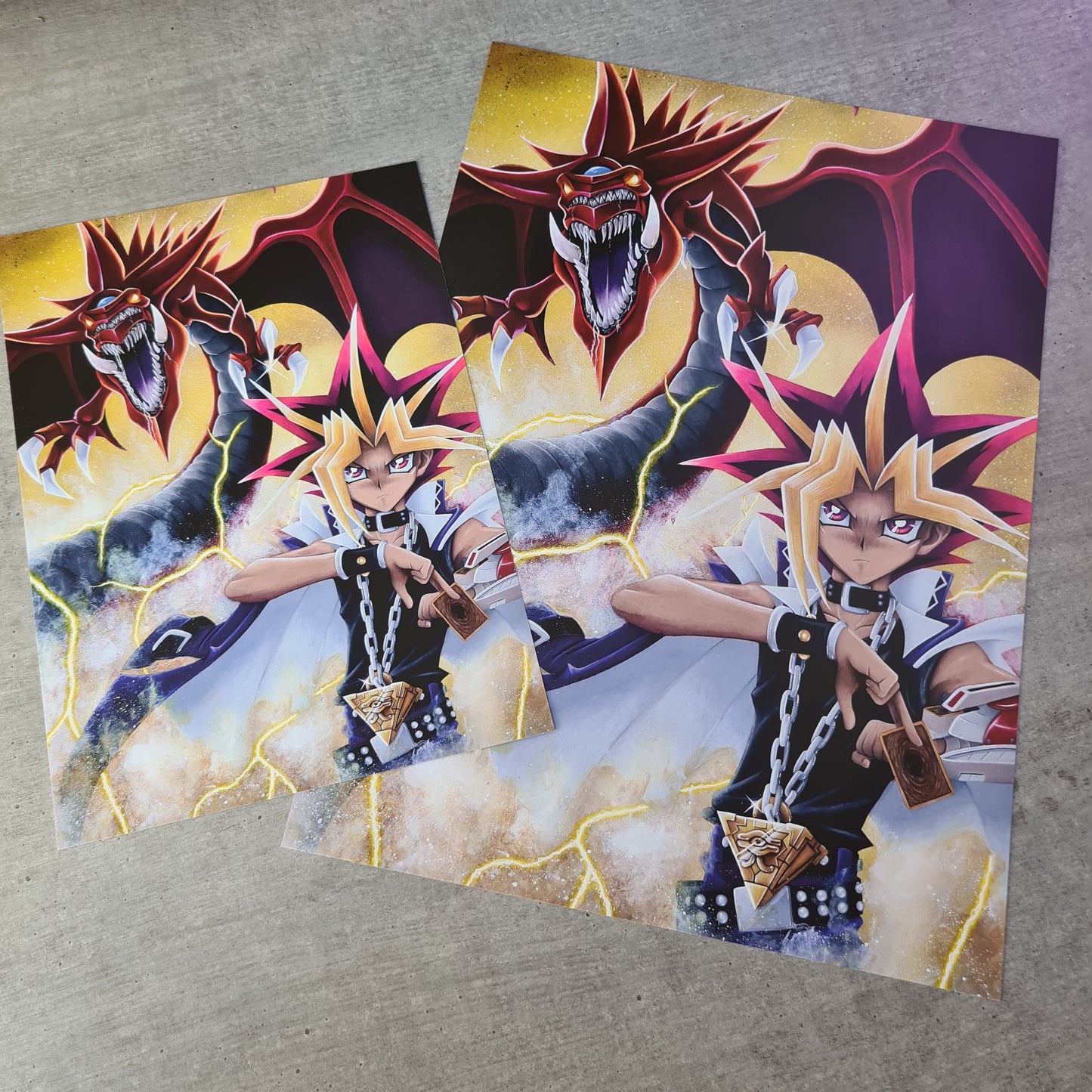 Yami & Slifer Poster