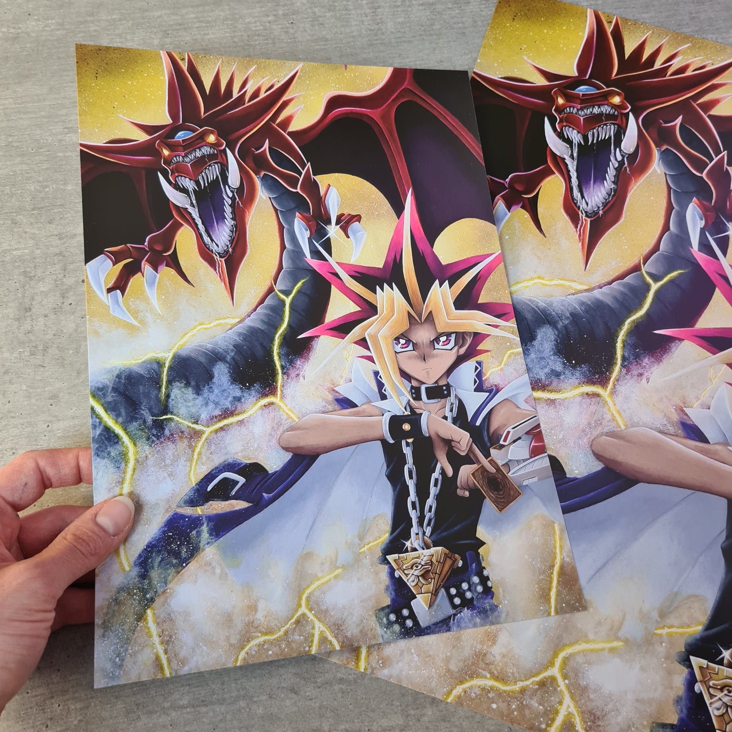 Yami & Slifer Poster