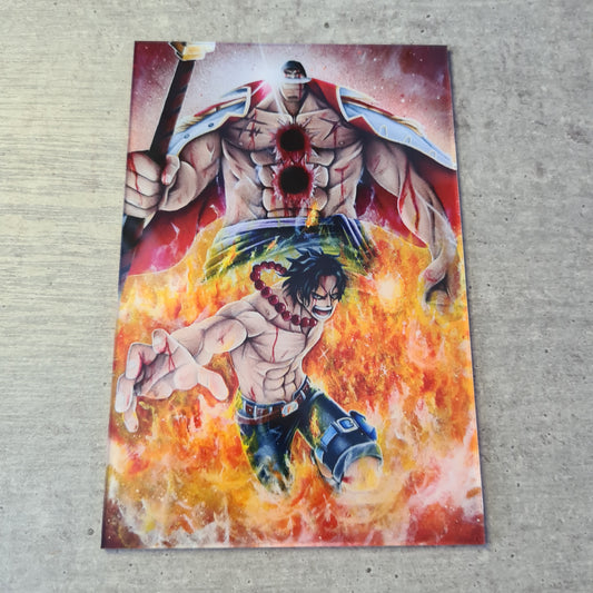 Ace & Whitebeard acrylic glass print