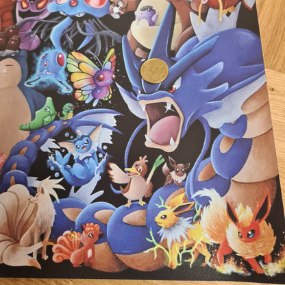 151 Pokémon PVC-POSTER DIN A1 & DIN A2