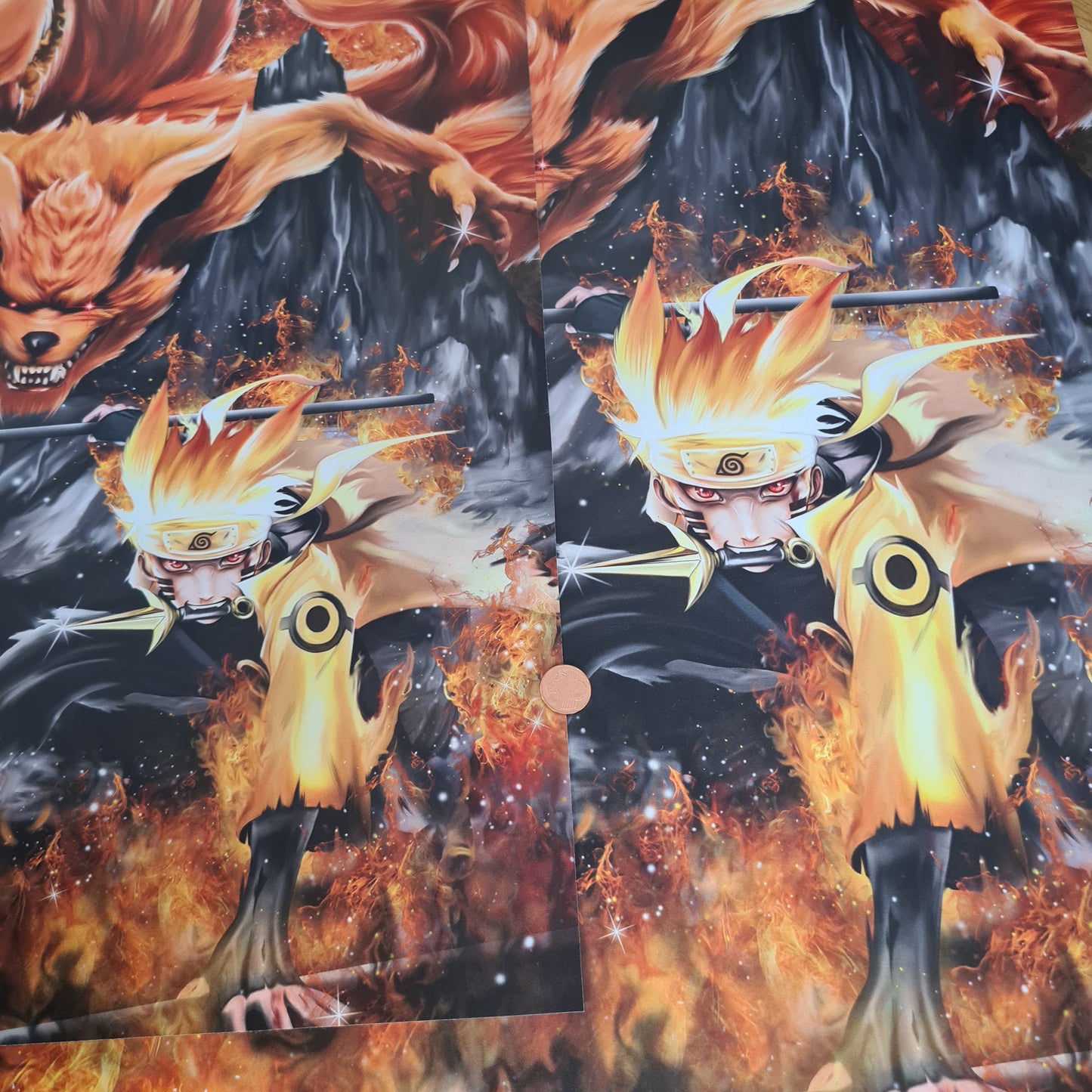 Naruto & Kurama XXL PVC-Poster