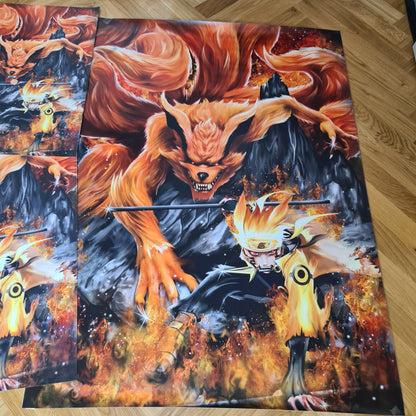 Naruto & Kurama XXL PVC-Poster