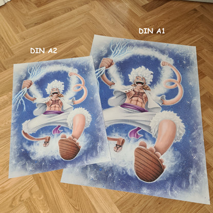 Luffy Gear 5 XXL PVC-Poster