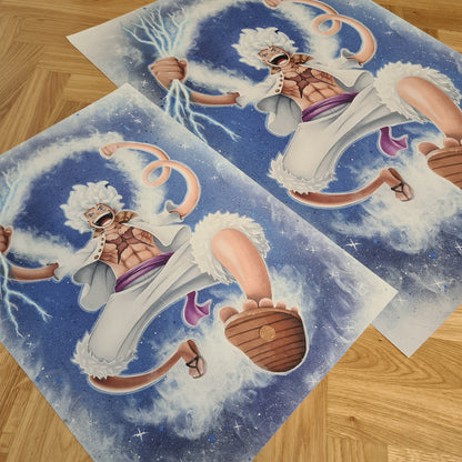 Luffy Gear 5 XXL PVC-Poster