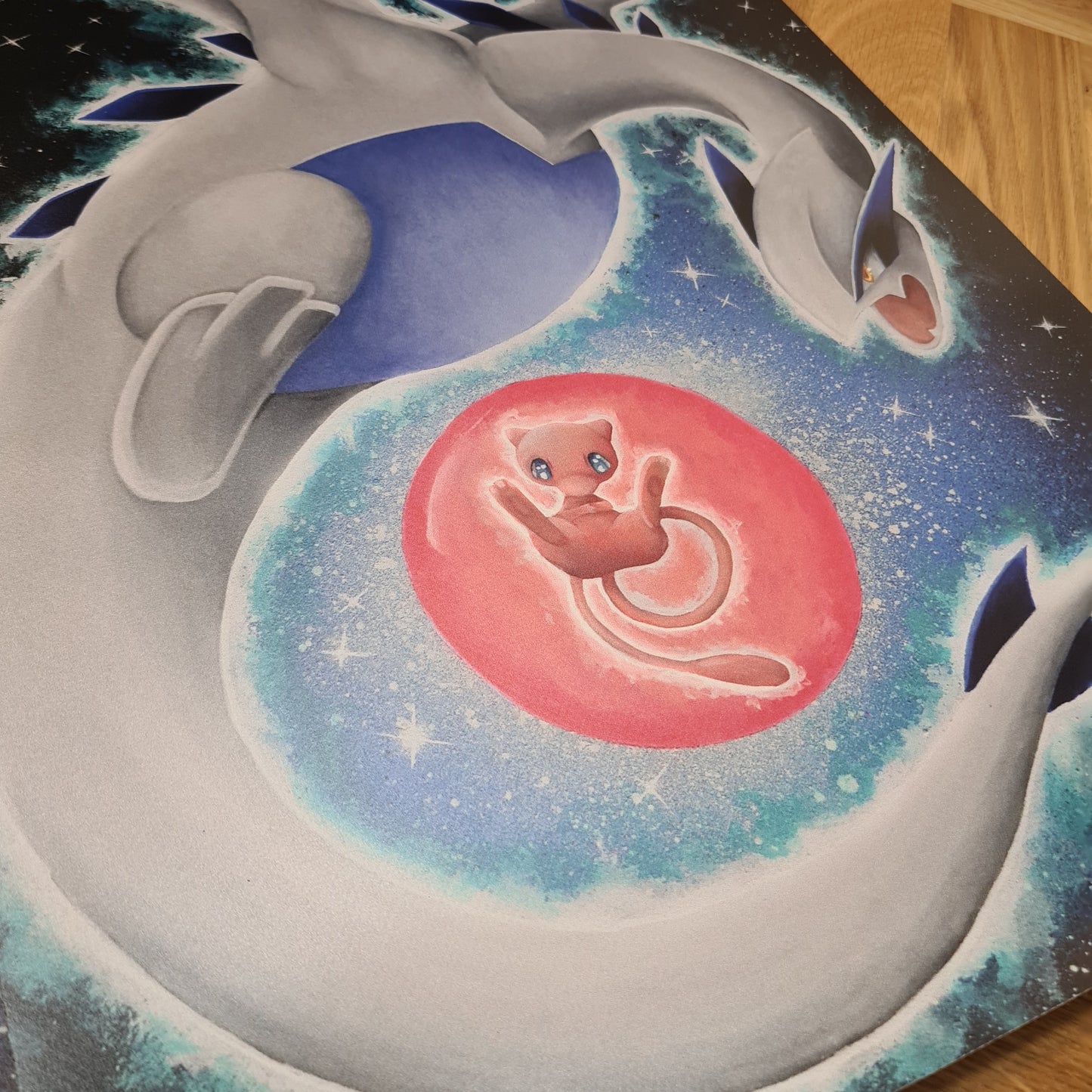 Lugia & Mew PVC POSTER 