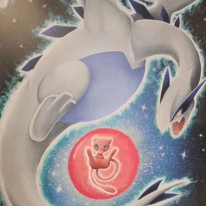 Lugia & Mew PVC POSTER 