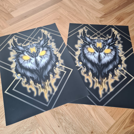 Owl PVC POSTER 