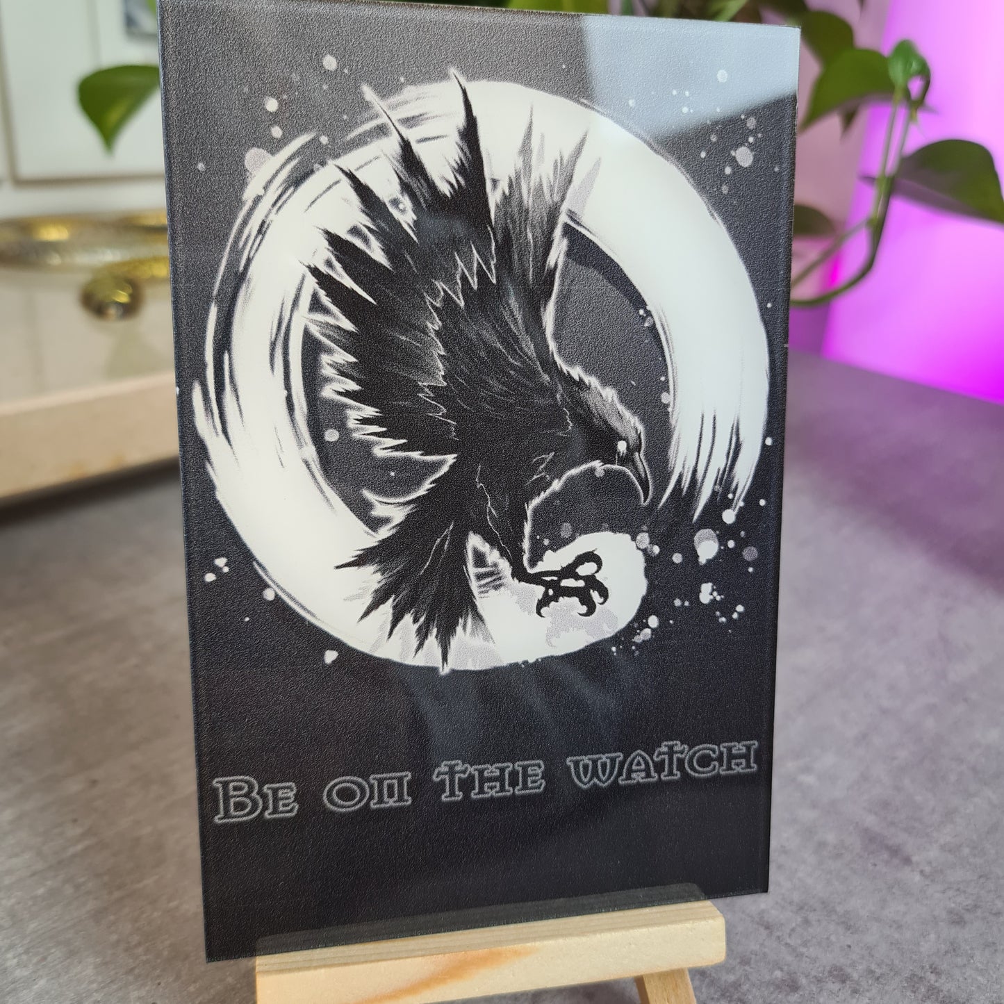 Crow Acrylic Glass