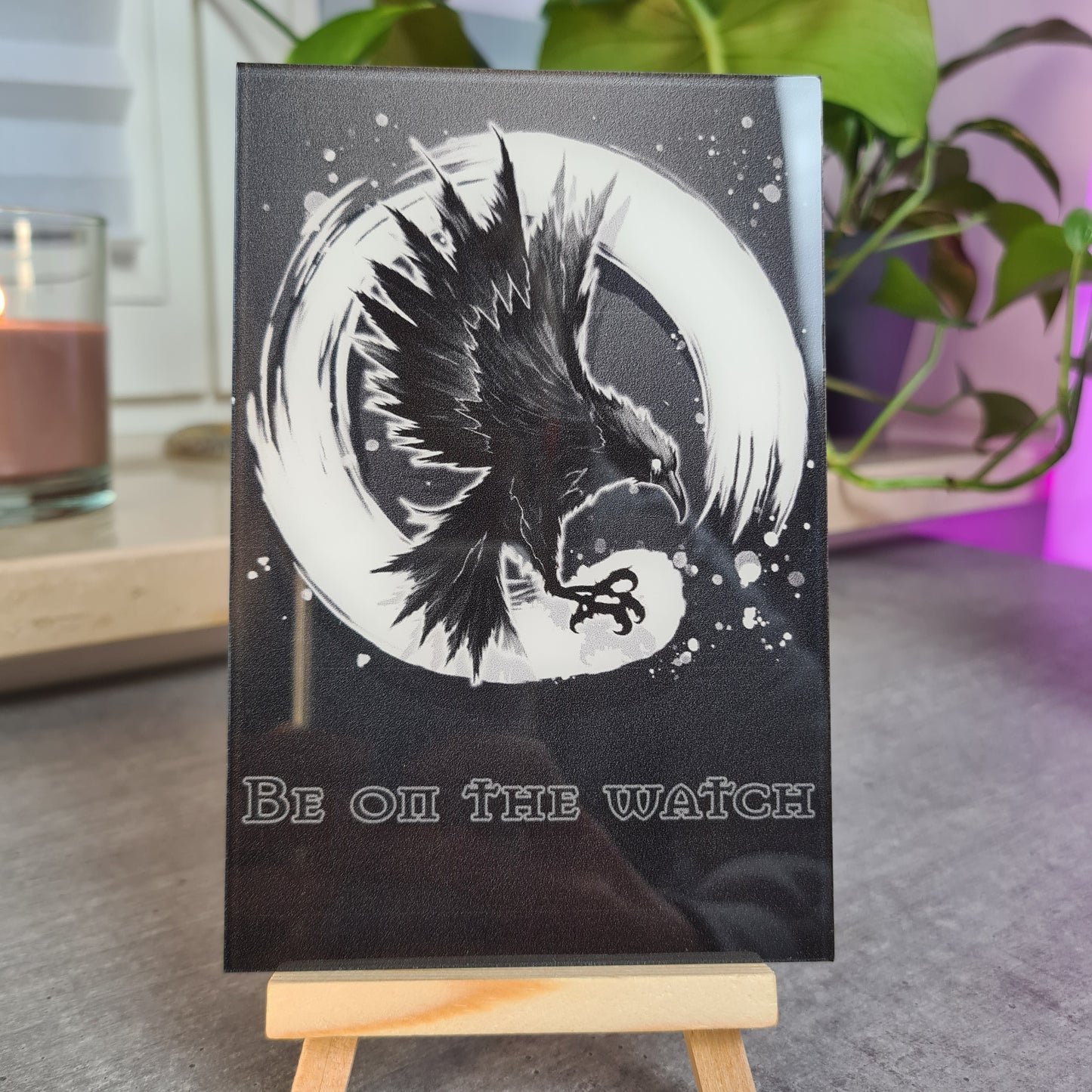 Crow Acrylic Glass