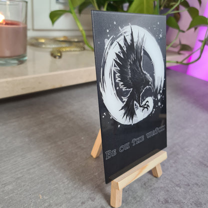 Crow Acrylic Glass