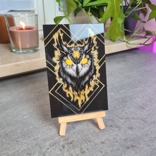 Owl Acrylic Glass