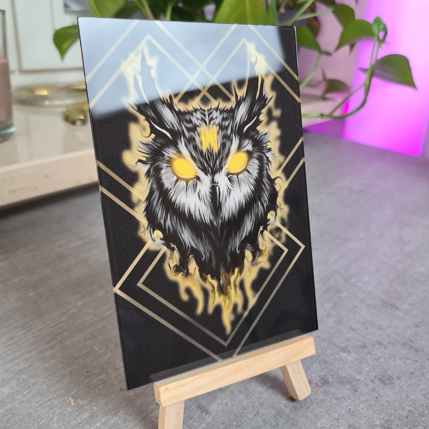 Owl Acrylic Glass