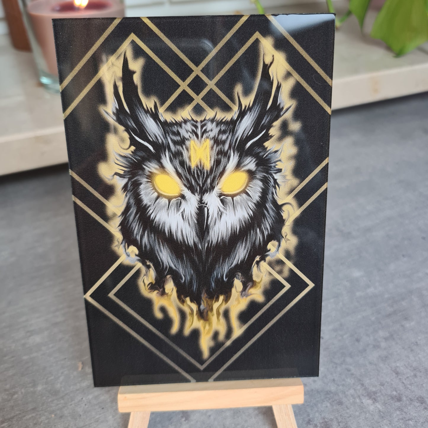 Owl Acrylic Glass