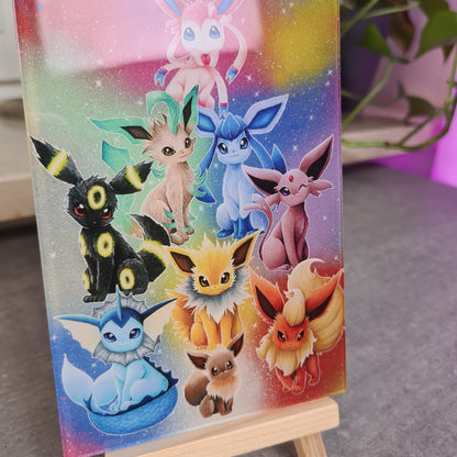 Eevee Evolutions Acrylic Glass