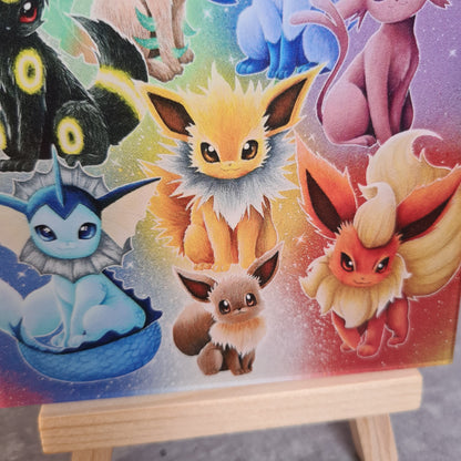 Eevee Evolutions Acrylic Glass