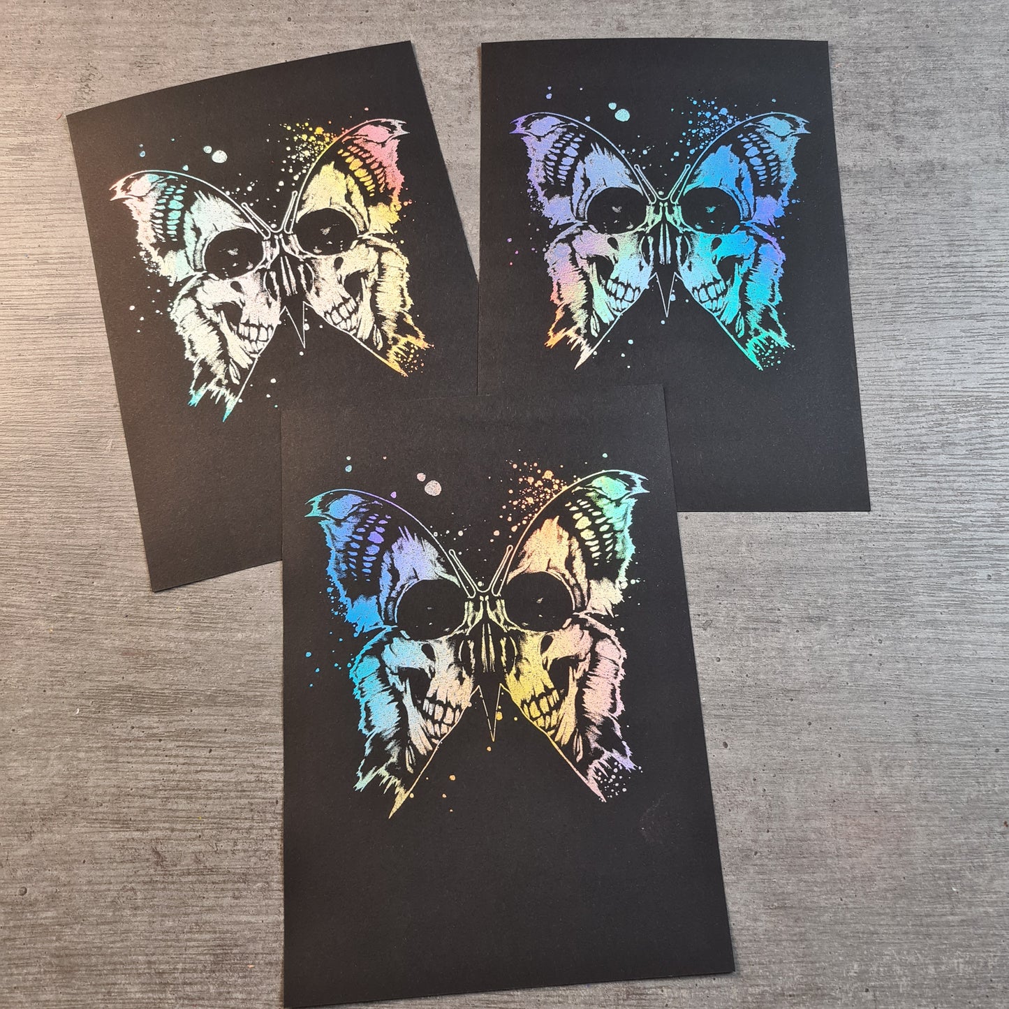 Skullbutterfly Holo Poster