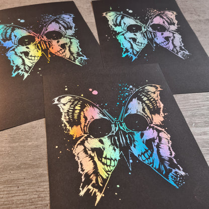 Skullbutterfly Holo Poster