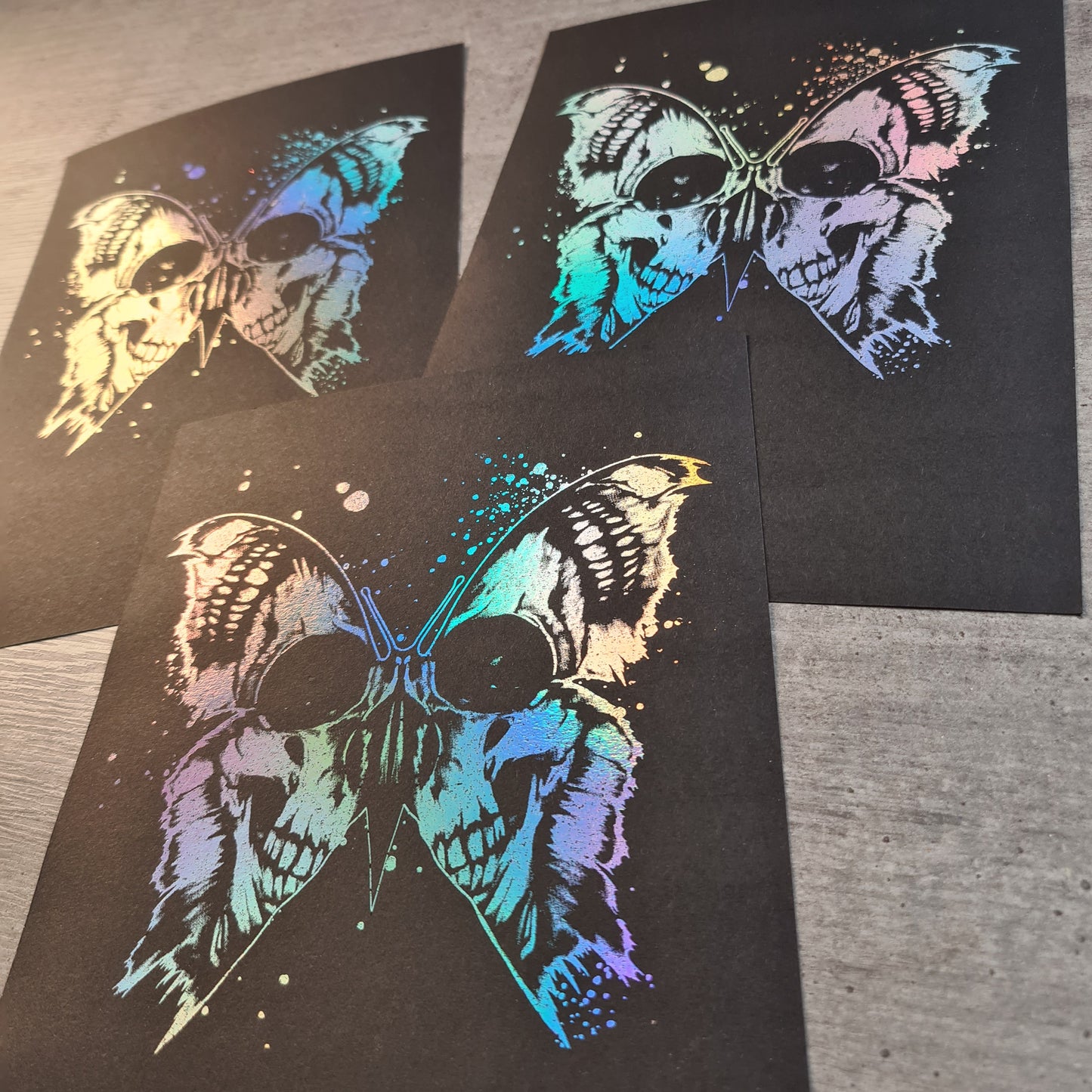 Skullbutterfly Holo Poster