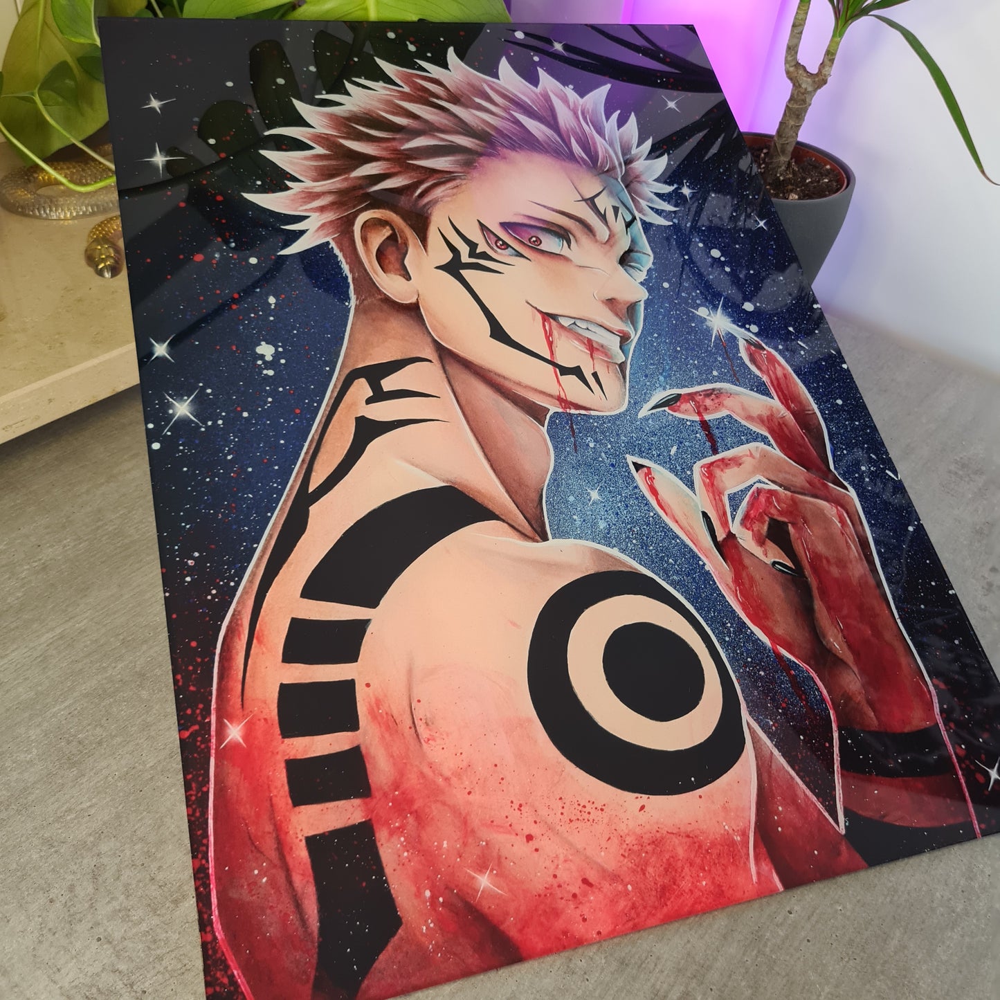 Sukuna acrylic glass XXL print