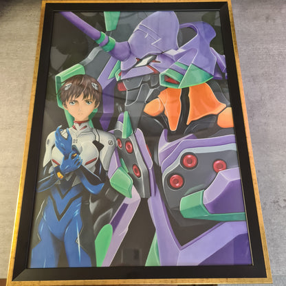Originale Zeichnung! Shinji & EVA01