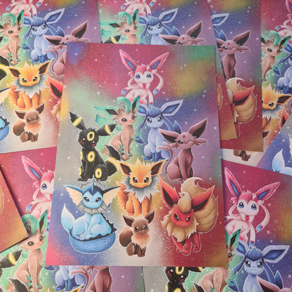 Eeveelution Print