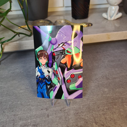 Shinji & EVA-01 POSTER
