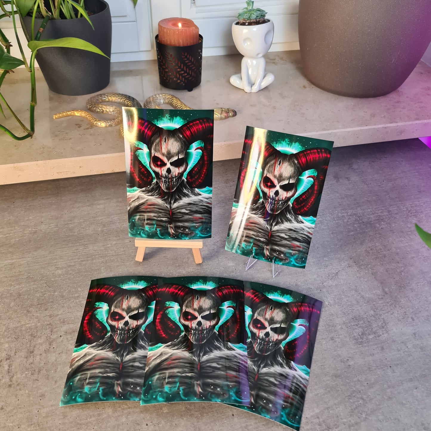 Totenkopf-Dämon Poster