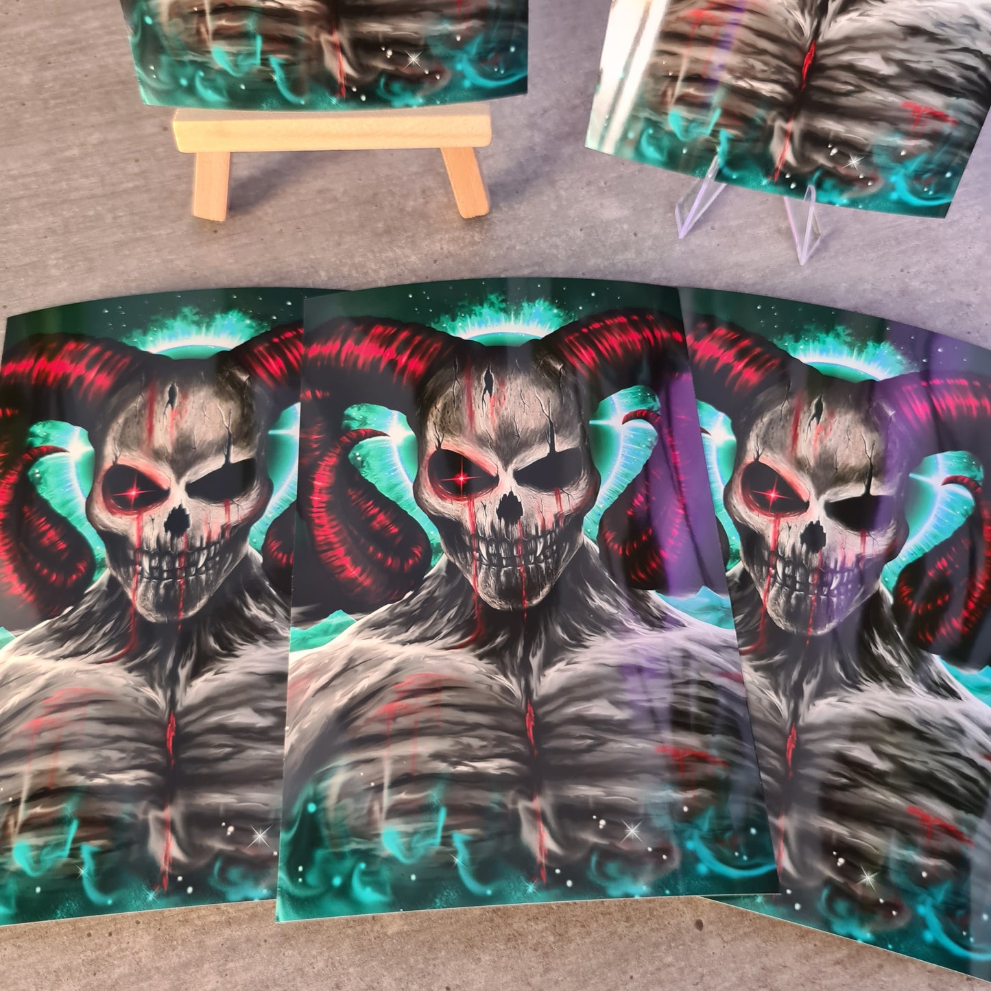 Totenkopf-Dämon Poster