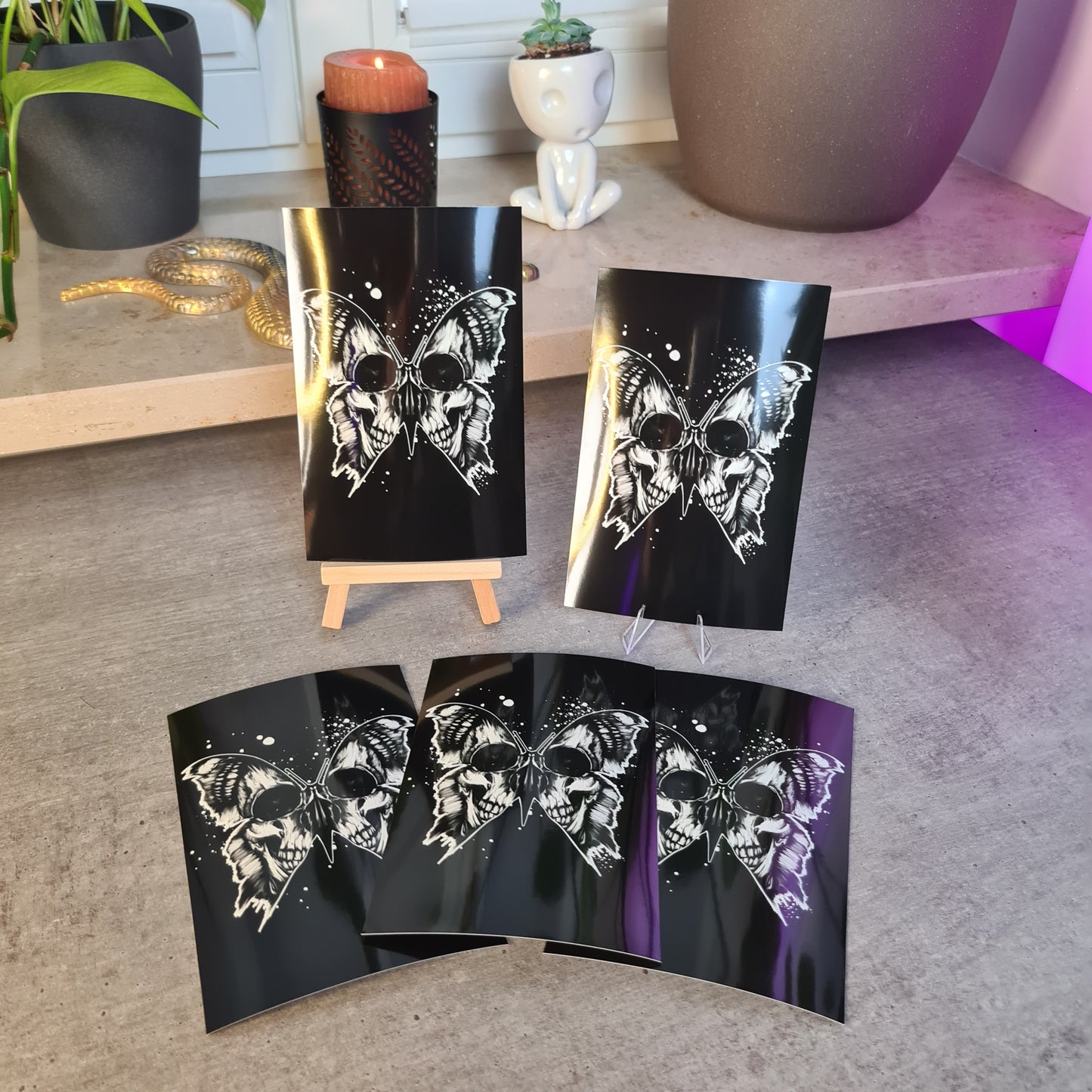 Skullbutterfly Poster