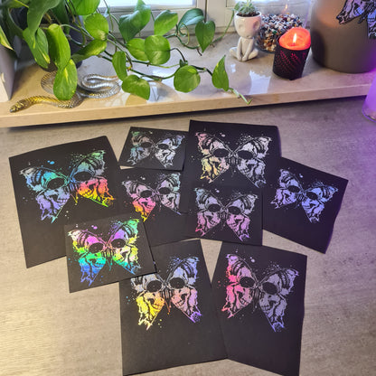 Skullbutterfly Holo Poster